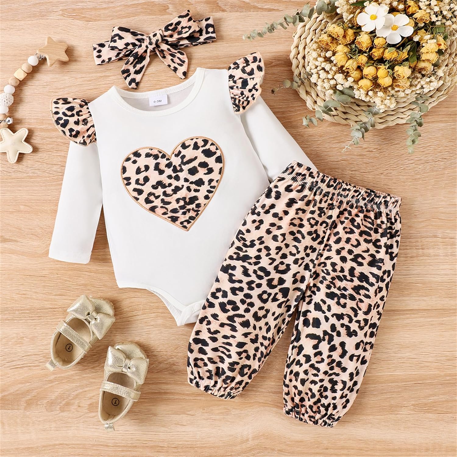PATPAT Baby Girl Clothes Long Sleeve Outfits Set Baby Girl Trousers Set - Image 8